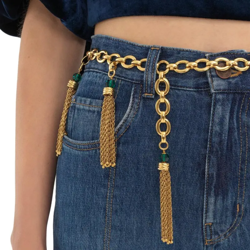 Chloé Logo Patch Flared Jeans-4