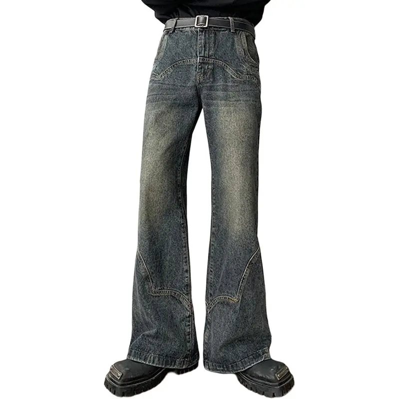 YICHEN Jeans Unisex Vintage[A Shaped Slim Bootcut]-1