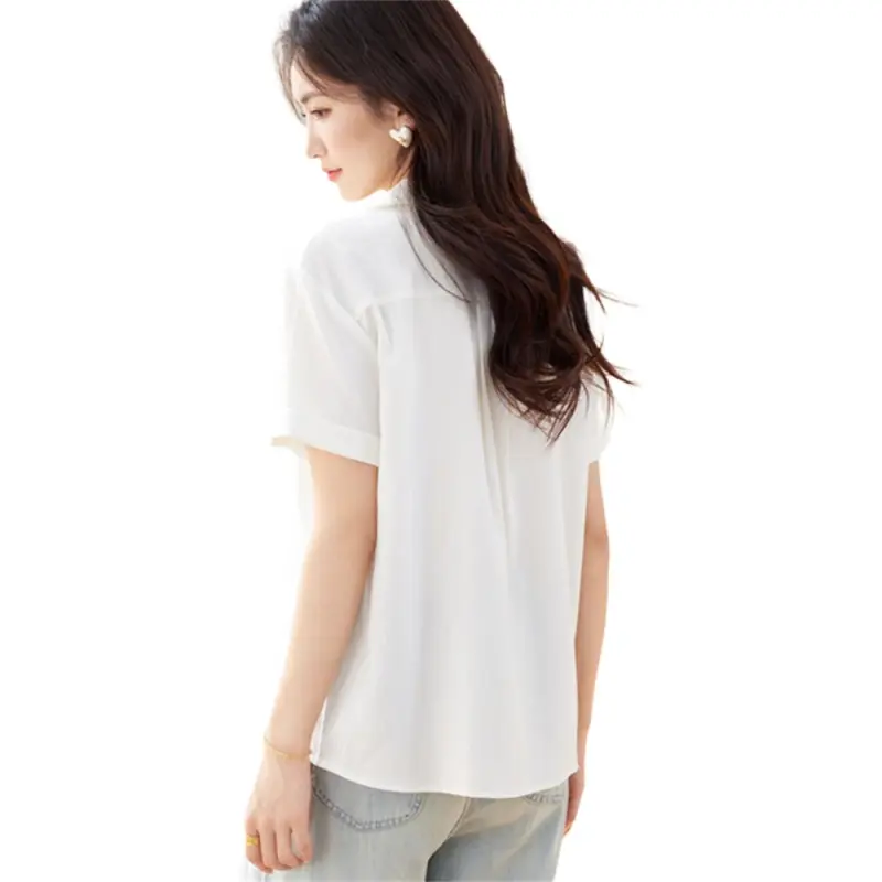MADALLO Chiffon Shirt Women's Ecru-1