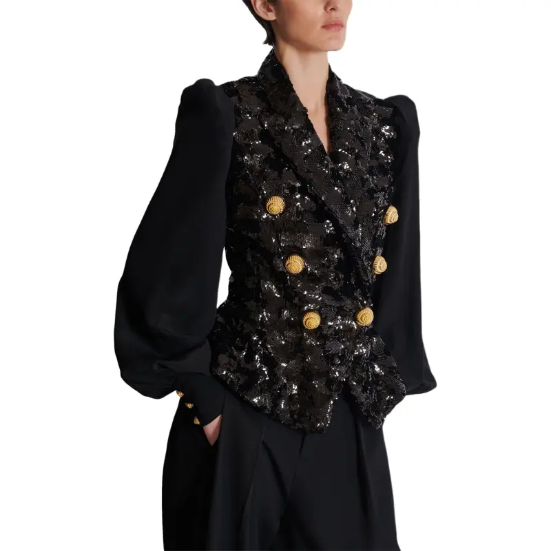 BALMAIN Sequined Blazer-4