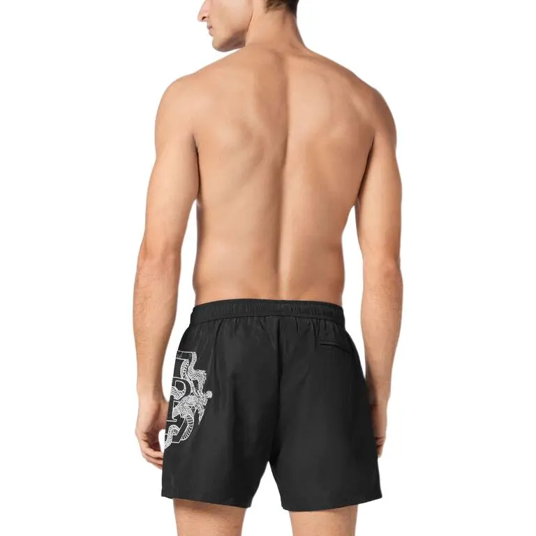 PHILIPP PLEIN Dragon print Swim Shorts-2