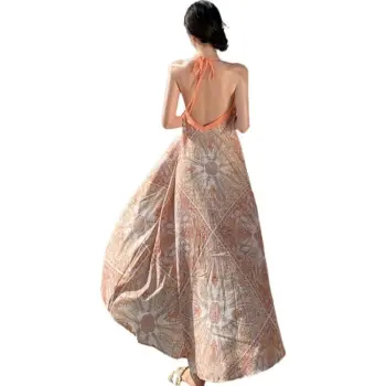 XIAOJUCHUANLI Slip Dress Women's Multicolor