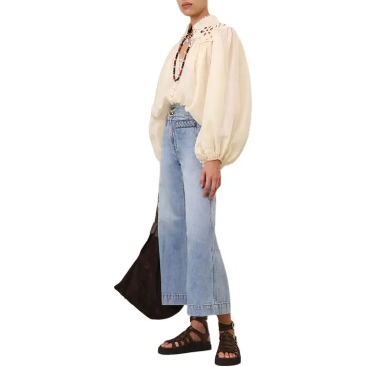 Zimmermann SS25 Shirt Women's Cream-5