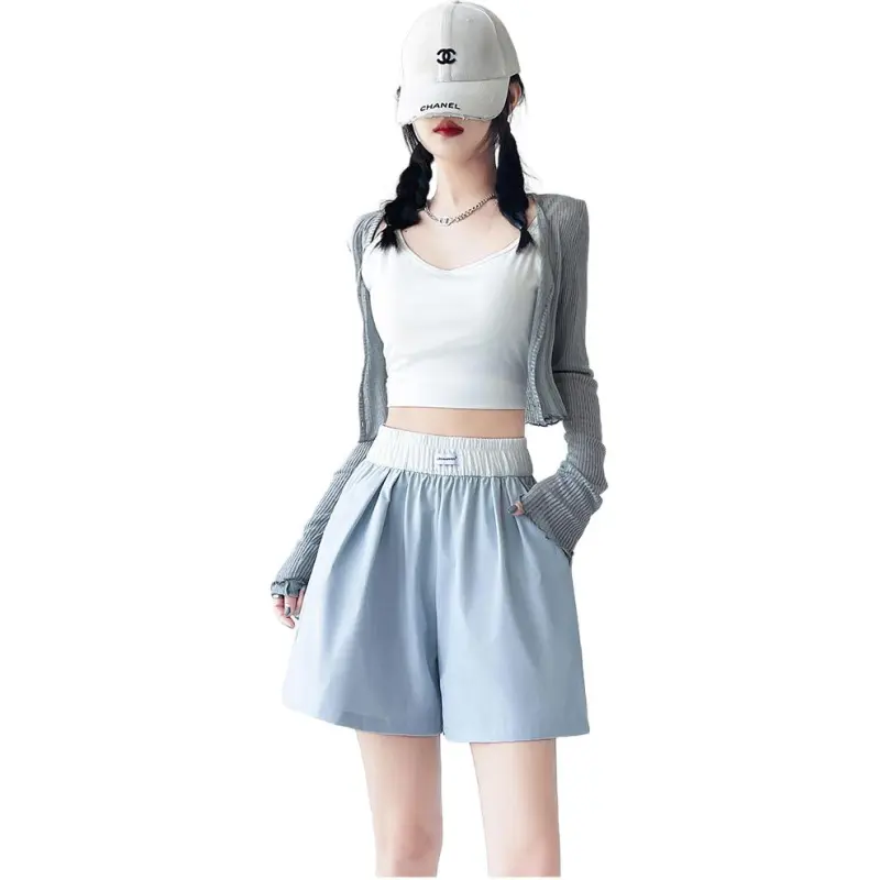 Flowers In Water Casual Shorts Women's-5