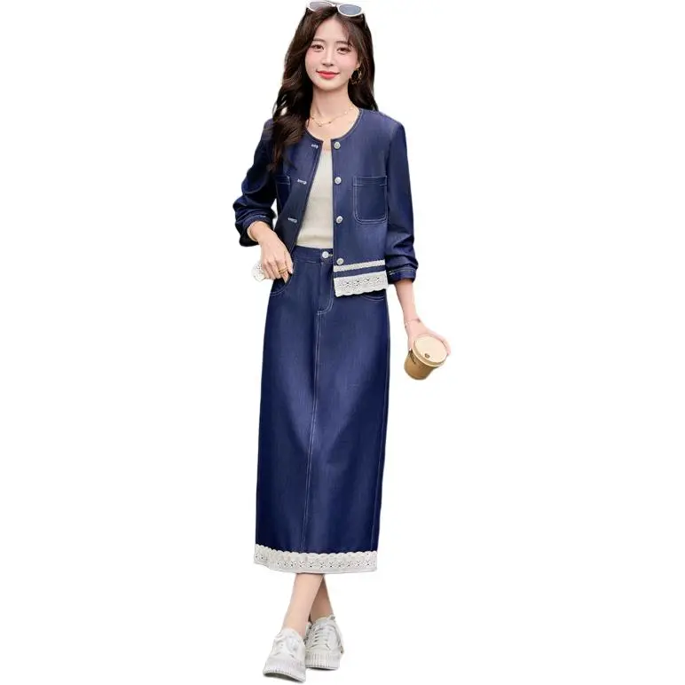 Fele.d Two Piece Skirt Sets Women's-3