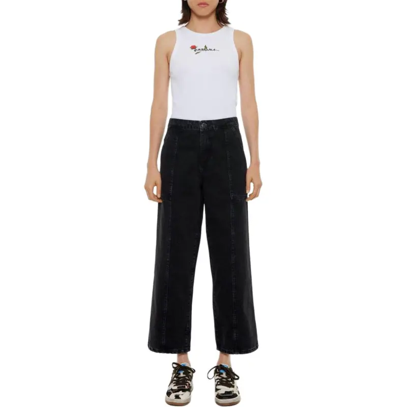 Bimba Y Lola Bluefin Cropped Trousers-1
