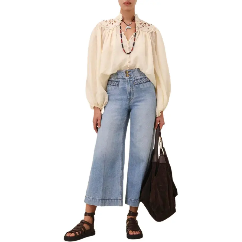 Zimmermann SS25 Shirt Women's Cream-2
