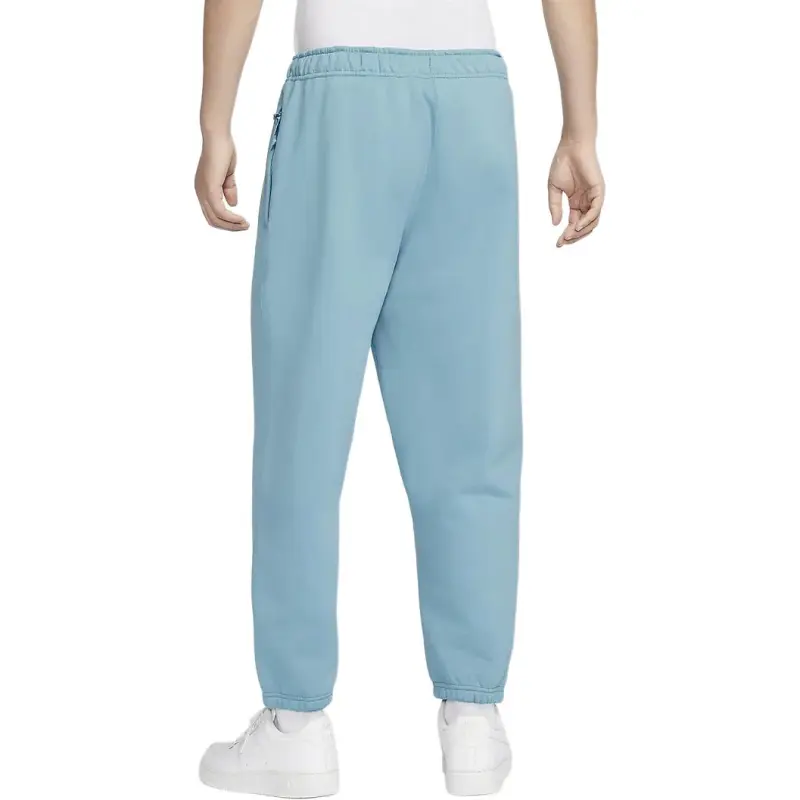 Nike Solo Swoosh Knitted Sweatpants Men's Denim Blue Green/White-2