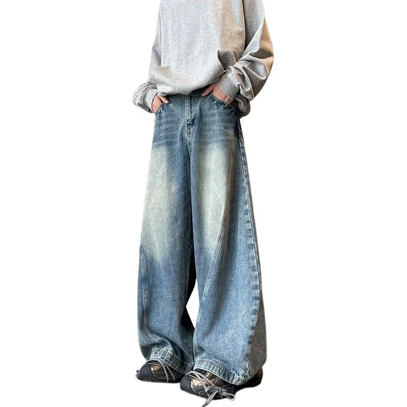 TESTUNG Trendy Jeans Unisex Blue Single Item-1