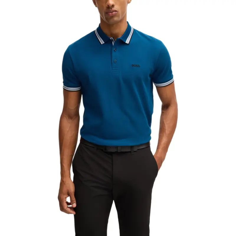 HUGO BOSS Logo embroidered Polo Shirt-2