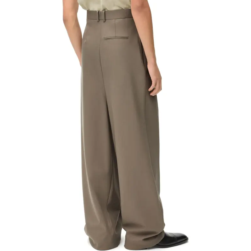 LOEWE SS25 Casual Pants Men's Khaki-3