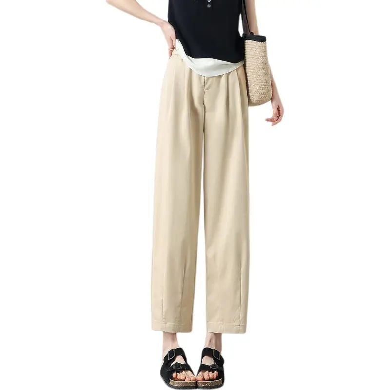 Weixi Casual Pants Women's Light Khaki-4