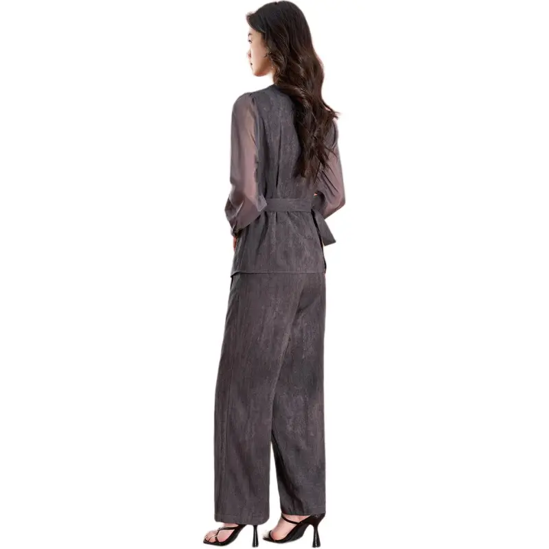 Mylan Summer Casual Suit Cinched Waist Women's-1