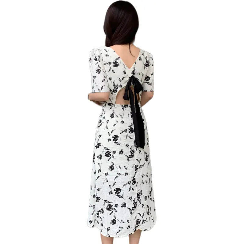 Dior Beauty Short Sleeved Dress Women's Image Color-1