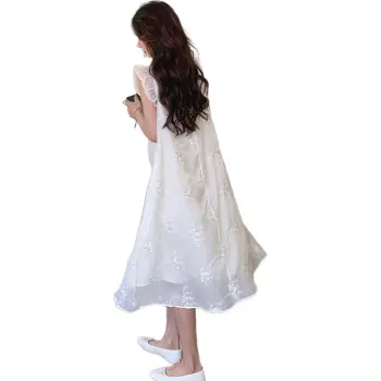 TEME Sleeveless Dress Women's Ecru