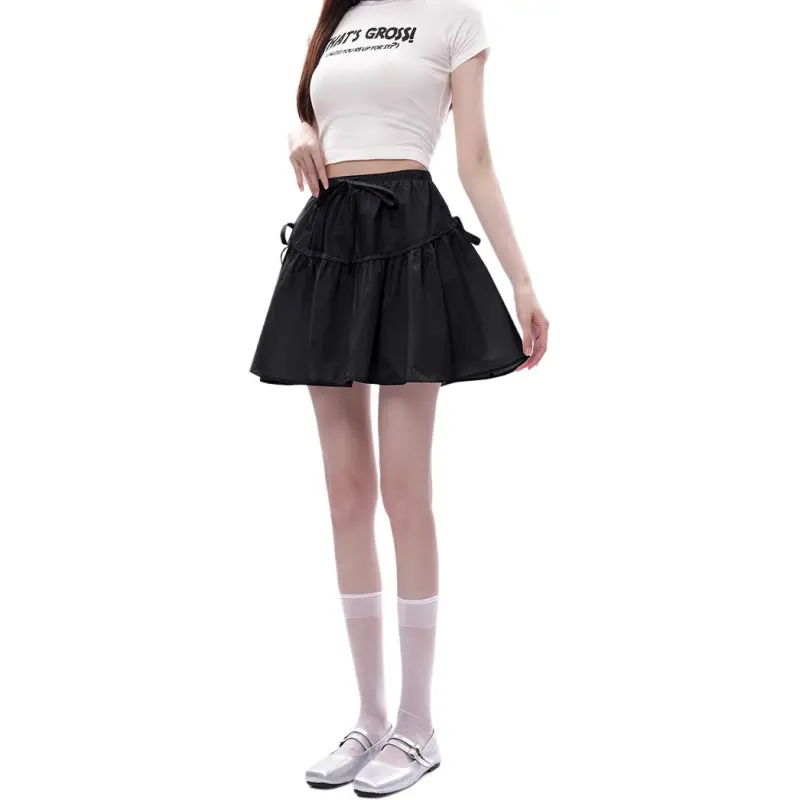 Mu Xiao Xin Casual Short Skirts Women's-16