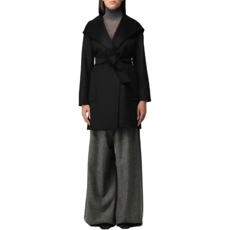 MaxMara Coats Women's Black-1