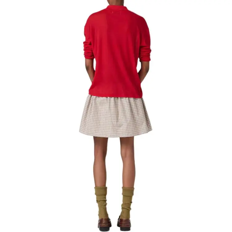 MIU MIU SS25 Polo Shirt Women's Red-2