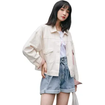Mu Xiao Xin Jackets Coats Women's Ecru