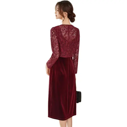 Like The Age Of Water Long Sleeved Dresses Loose Fit Women's