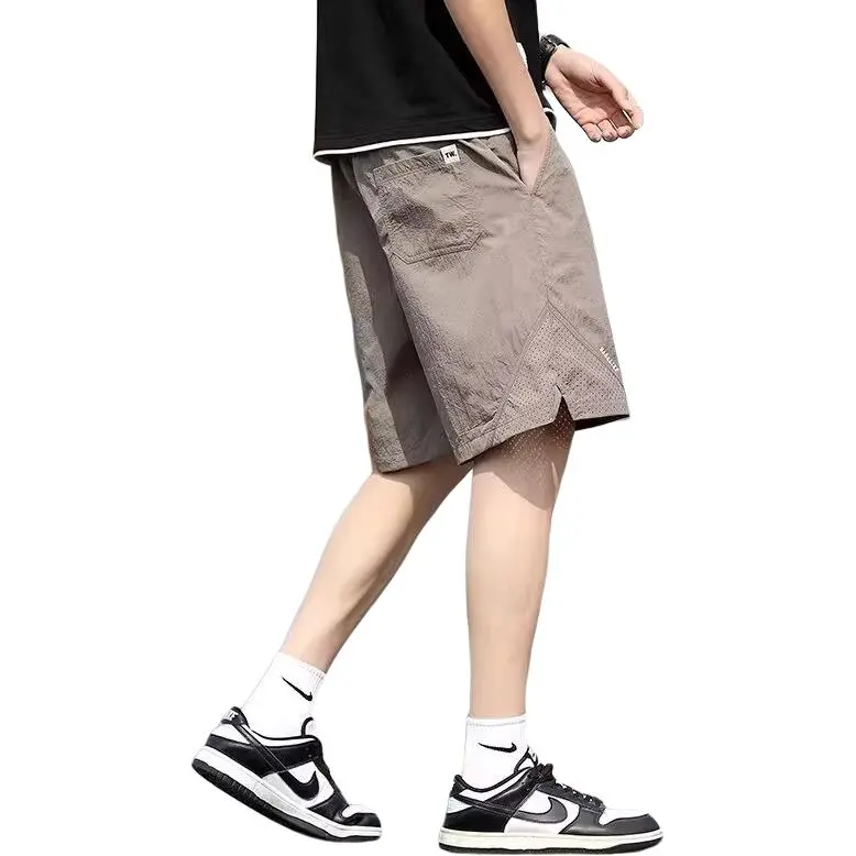 KVIV Casual Shorts Men Khaki -3
