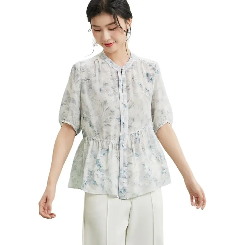 JINJU Shirts Women's Blue-2