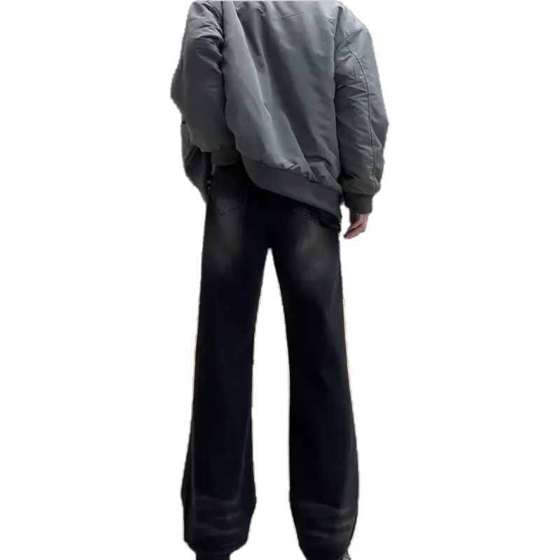 D&W Jeans Unisex Black Gray Color-3