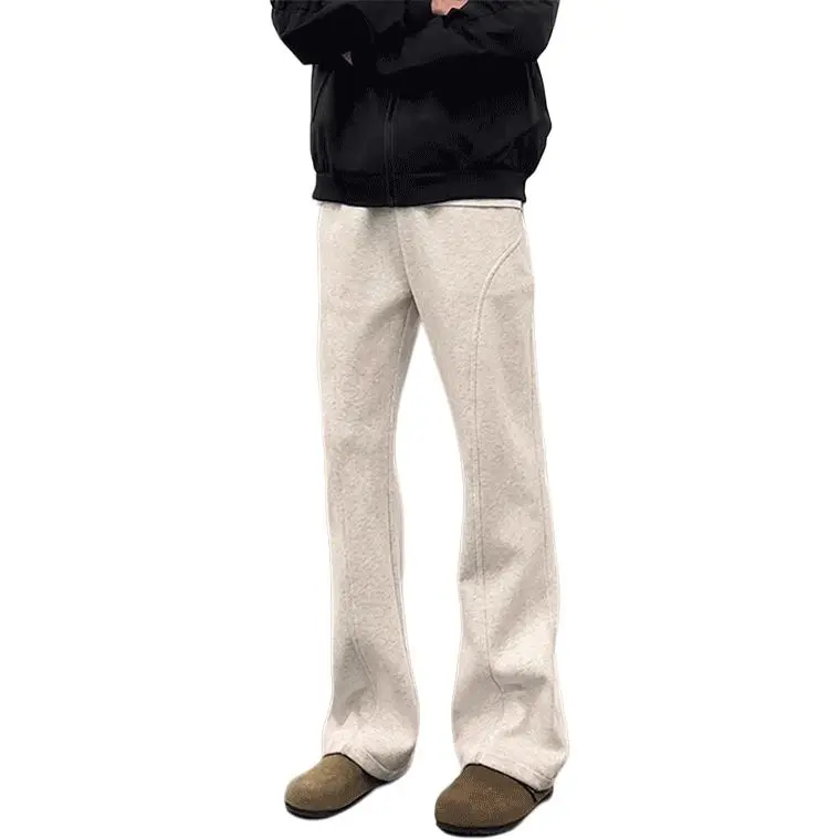 DARK HORSE Casual Pants Unisex Heather Gray-2