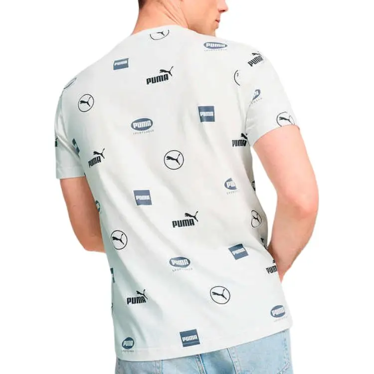 PUMA T Shirts Men White-3