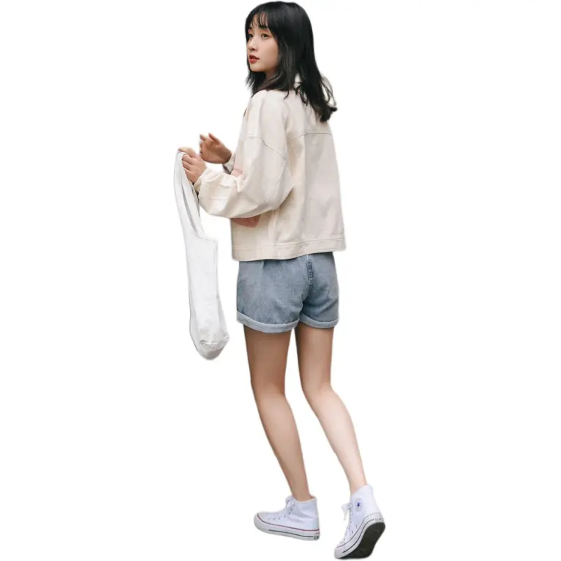 Mu Xiao Xin Jackets Coats Women's Ecru-3