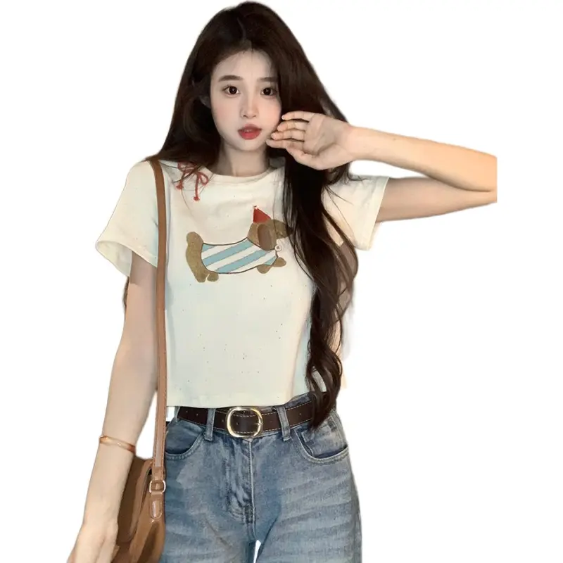 GOSO T Shirts Women's Apricot-1