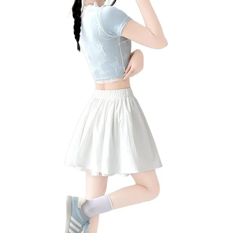 Mu Xiao Xin Casual Short Skirts Women's-1