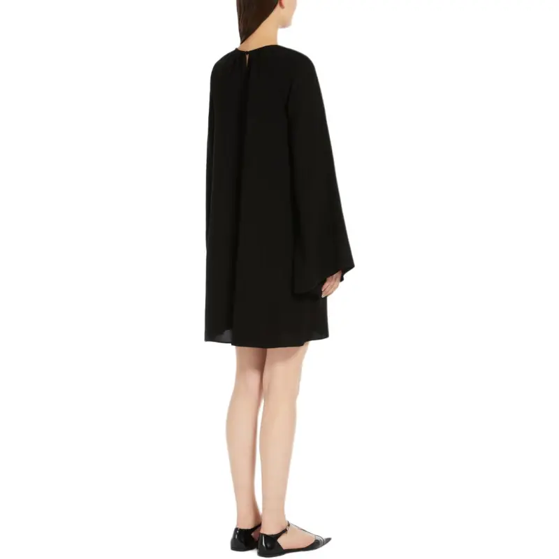 MaxMara FW24 Long Sleeved Dresses Women's Black-3
