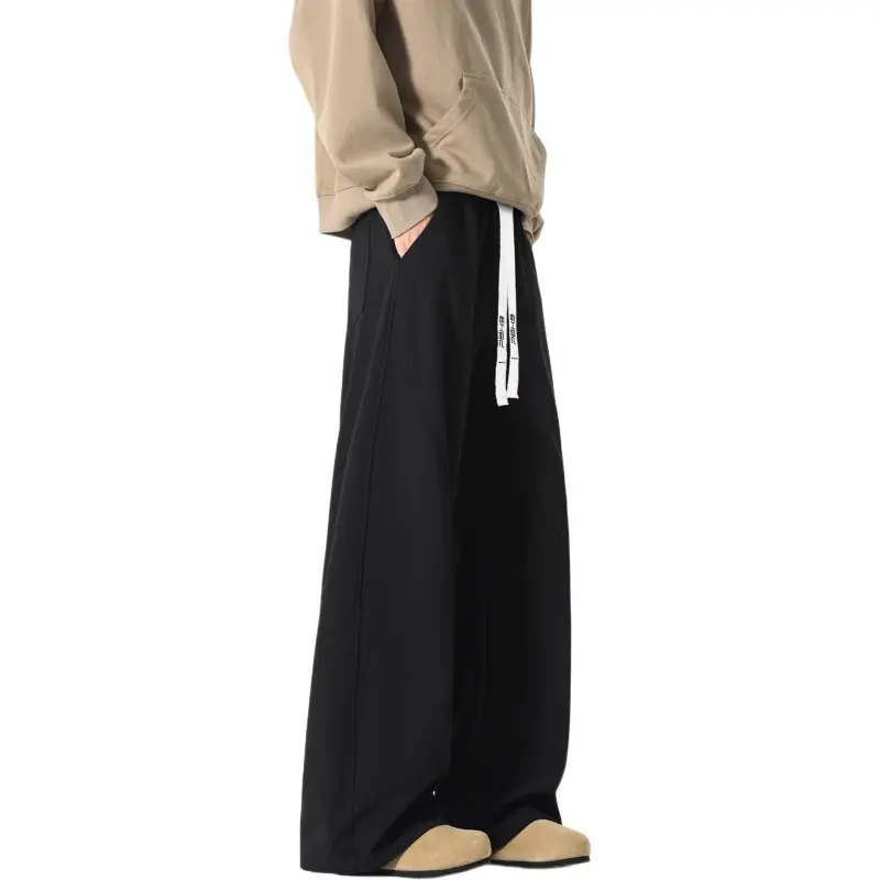 P8H9 Casual Pants Unisex Heather Gray-2