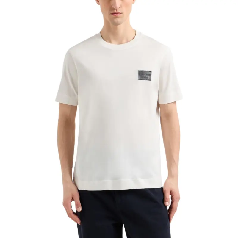EMPORIO ARMANI Logo appliqué T shirt-1
