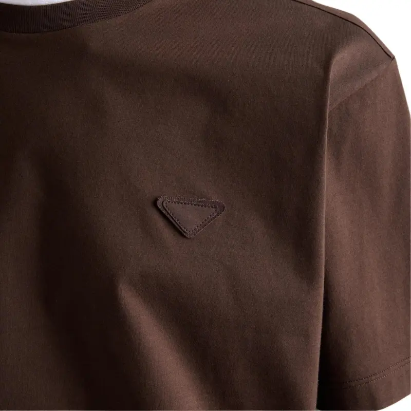 PRADA T Shirts Men Brown-5
