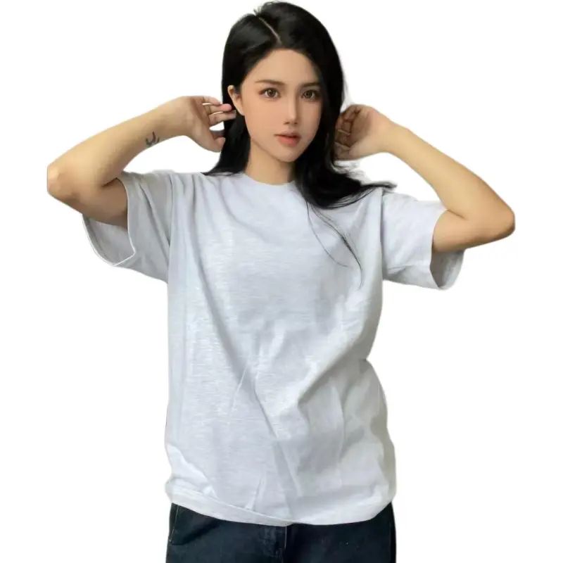 FRQ T Shirts Unisex Light Gray-1