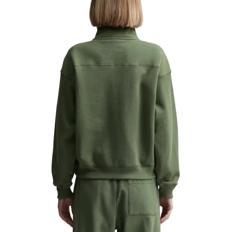 SPORTY & RICH SS25 Wellness Sweatshirt Women's Moss Green/White-1