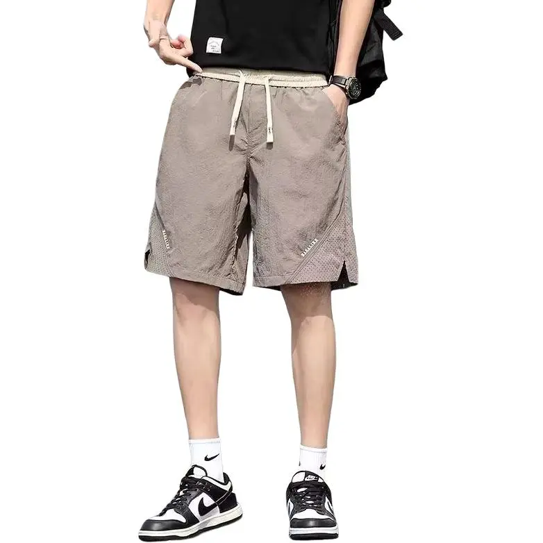 KVIV Casual Shorts Men Khaki -2