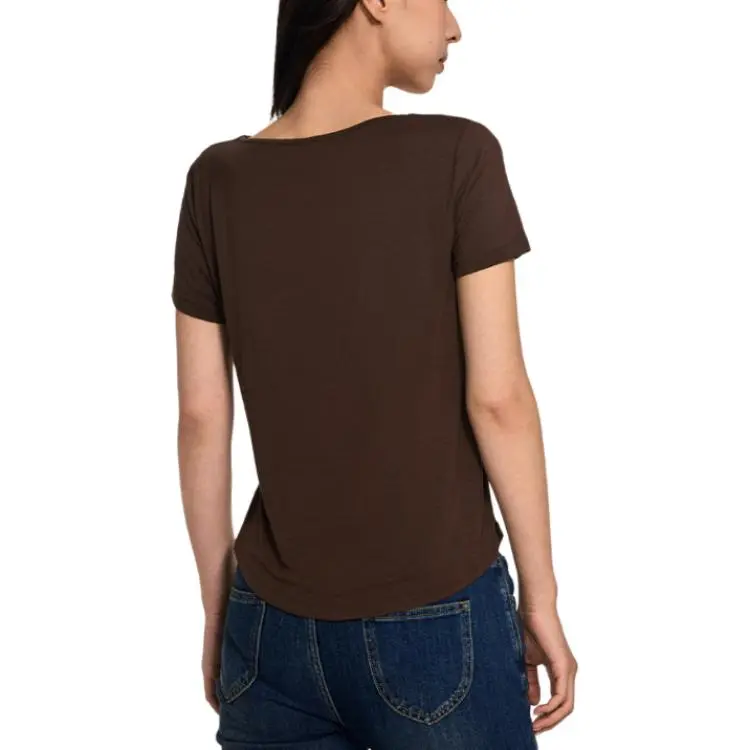 Victoria's Secret T Shirt Women's Dark Brown-1
