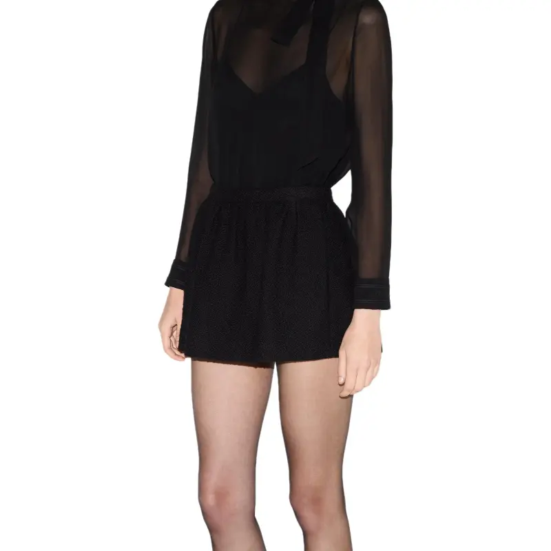 GUCCI SS25 Casual Short Skirts Women's Black-4