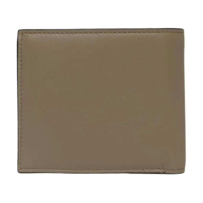 Valentino Calfskin Wallet Men's Khaki-1