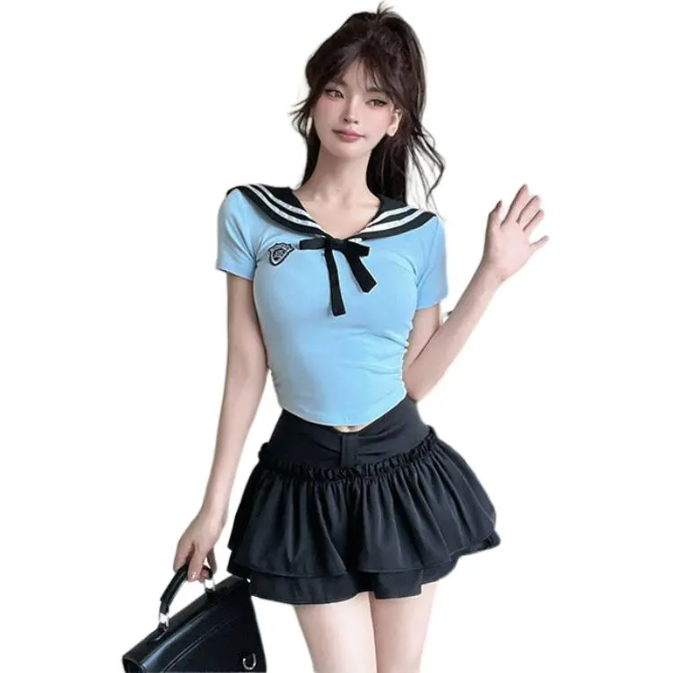 Mu Xiao Xin Two Piece Skirt Sets Women's-2