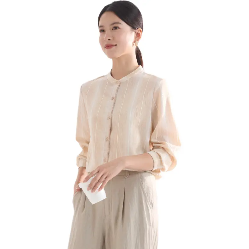IHIMI Shirt Women's Light Orange-1