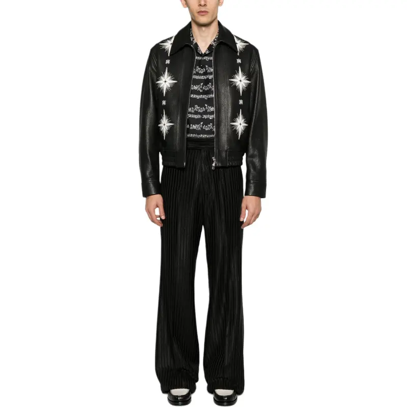 AMIRI Striped Creased Flare-1