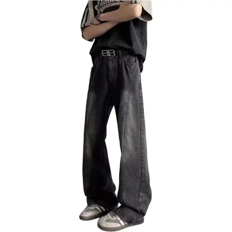 DUATOGE Jeans Men Black -4