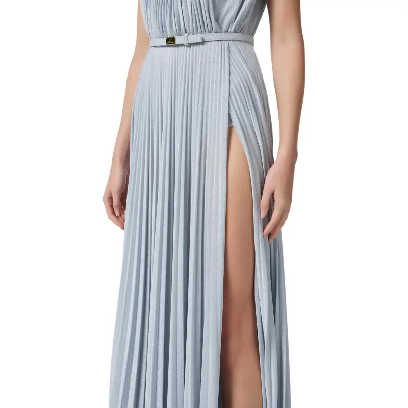 Elisabetta Franchi Lurex detail Gown-4