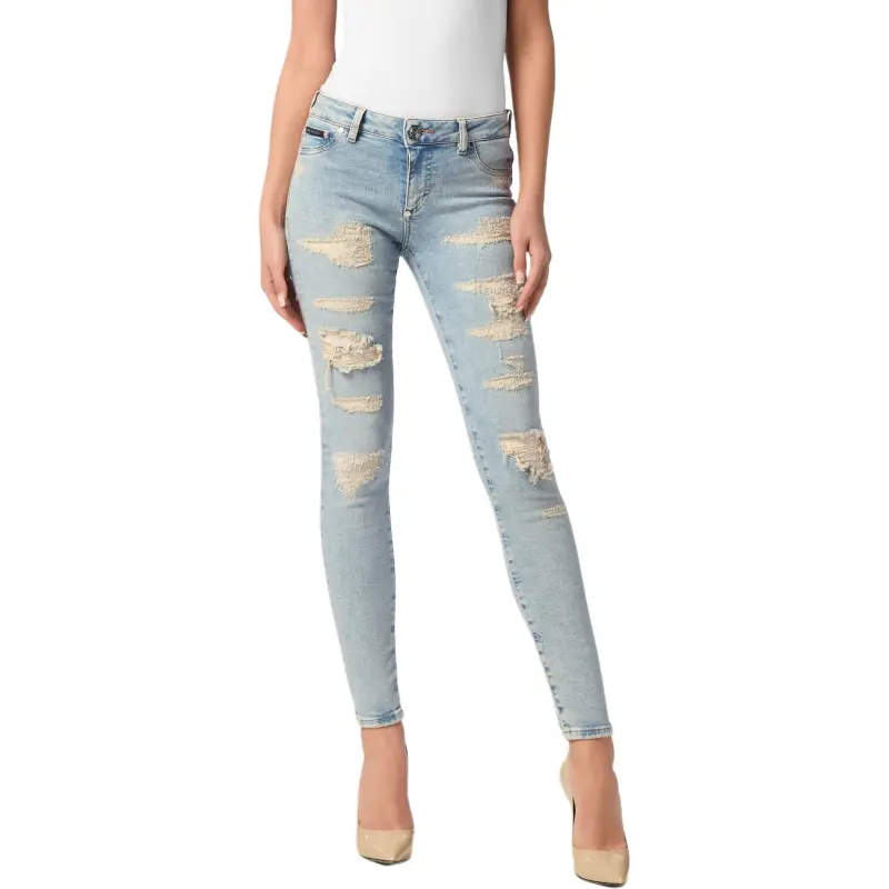 PHILIPP PLEIN SS25 Jeans Women's Blue-2