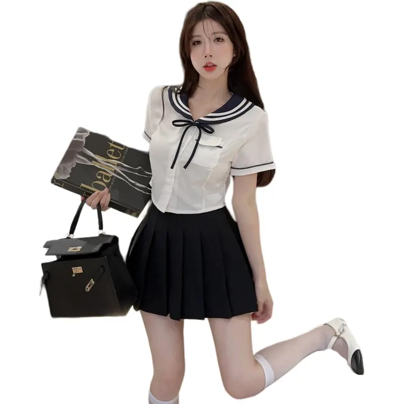 Mu Xiao Xin Two Piece Skirt Sets Women's-3