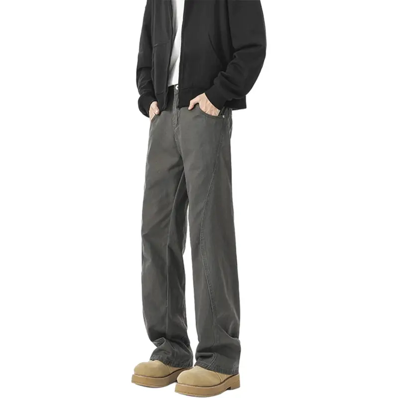 DAFK Casual Pants Men's Gray Recommended By The Main Designer-3